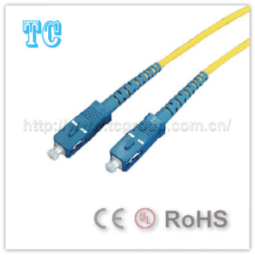 Ce / UL Zertifikat Sc to Sc Single-Mode Optischer Fiber Jumper